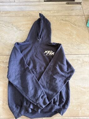 Unbranded Men’s Navy Blue Pullover Hoodie with Front Logo